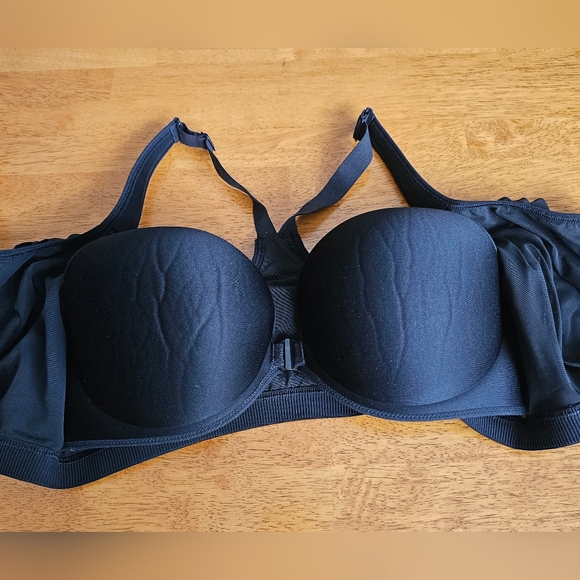 VICTORIAS SECRET SPORT Knockout Women's Black Racerback Sports Bra - Picture 5 of 7